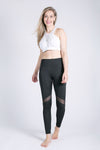 Mesh Insert Panel Gym Leggings